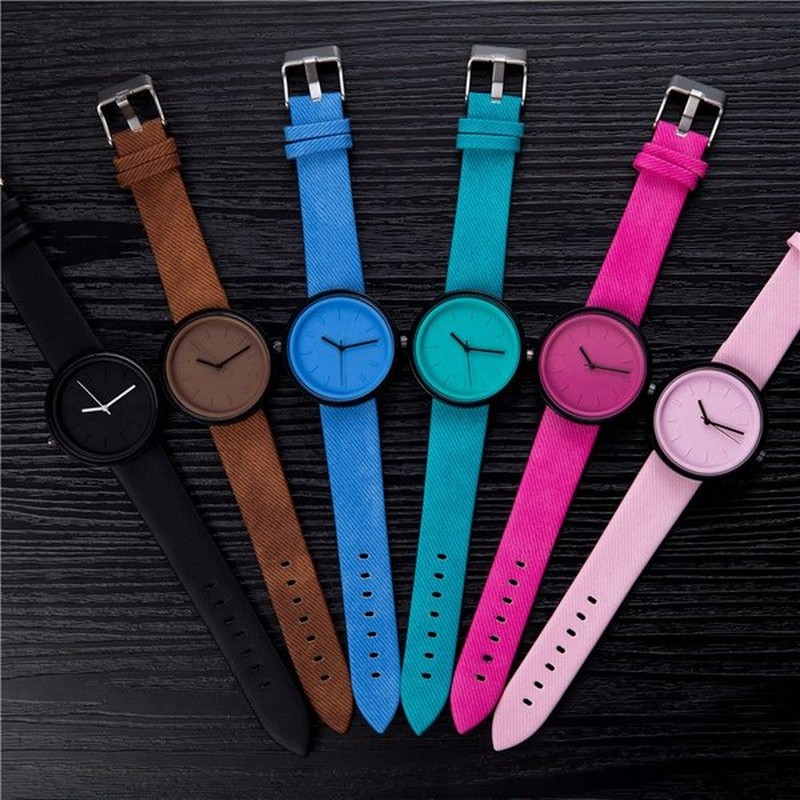 腕時計 メンズ レディース 大人用 丸文字盤 布ベルト 男女兼用腕時計 カラバリ豊富 黒 ピンク 赤 かわいい おしゃれ 女子力アップ 大人女子 通販 Lineポイント最大0 5 Get Lineショッピング