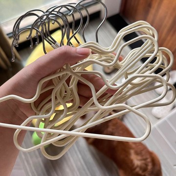 ⚡️限時秒殺⚡️寵物衣架狗狗小貓咪迷你小衣架浸塑無痕防滑乾溼兩用可愛衣架兒童0423