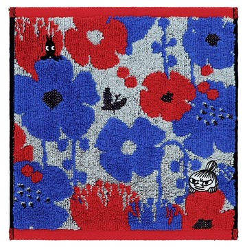 Marushin 丸真 Moomin 刺繡純棉方巾 手帕 小美 花叢 RS92895