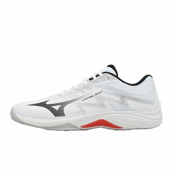 Mizuno 美津濃 排球鞋 Lightning Select 男鞋 女鞋 白 黑 包覆 支撐 V1GA2670-59