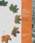 GROUP COUNSELING : INTERVENTIONS & TECHNIQUES (7版) MASSON 2011 Cengage