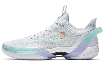WMNS ANTA THREE-POINTER RAIN 1 WHITE TEAL GREEN PURPLE