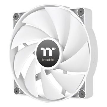 曜越 Thermaltake Pure Duo 14 ARGB 主板連動風扇 1680萬種絢麗色彩 9片高風壓扇葉 液壓軸承  CL-F098-PL14SW-A  白色  1個