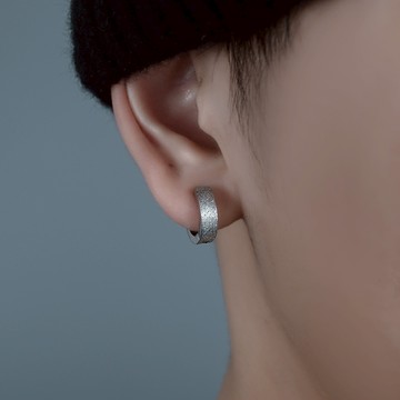 無耳洞男女閃亮耳夾,簡約高級感,嘻哈耳環。