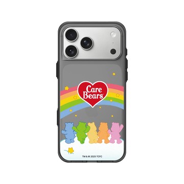 iPhone 17 Pro Max Clear (相機按鈕) 酷墨灰 - Care Bears - We are together