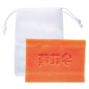 Sophie Savon 蘇菲皂 細微粒淨膚皂 附網袋 中性肌/敏感肌適用  1個  100g