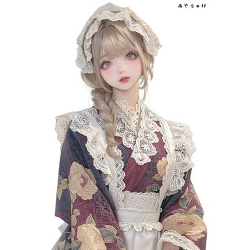 【9 月新品】07-144-0365 人物貼紙 幻想復古浪漫喫茶