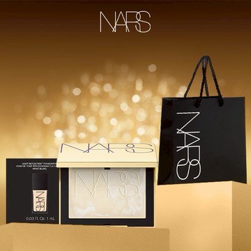 【NARS】裸光蜜粉餅 璀璨奢金版 #星沙金小白餅✨情人節閃閃惹人愛💖金牛座獨享生日禮🎁金色高級感定妝💛交換禮物推薦🎁 母親節禮物