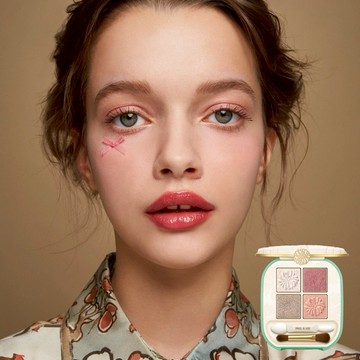 【PAUL & JOE】浪漫告白好禮💖巴黎時尚4色眼彩盤 09 蜜桃香檳｜贈七夕情人節明信片 『LINE禮物獨家組合』