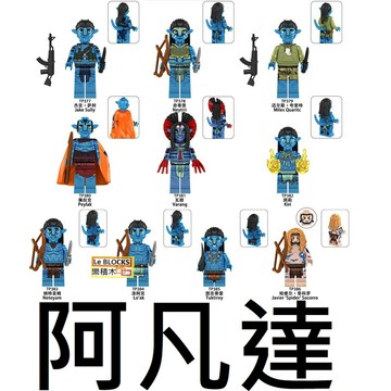 3086 樂積木【現貨】第三方 阿凡達 Avatar 突鯤 伊卡蘭 抽抽樂 TP1047 傑克 傑克薩利 奈蒂裡 佩拉克