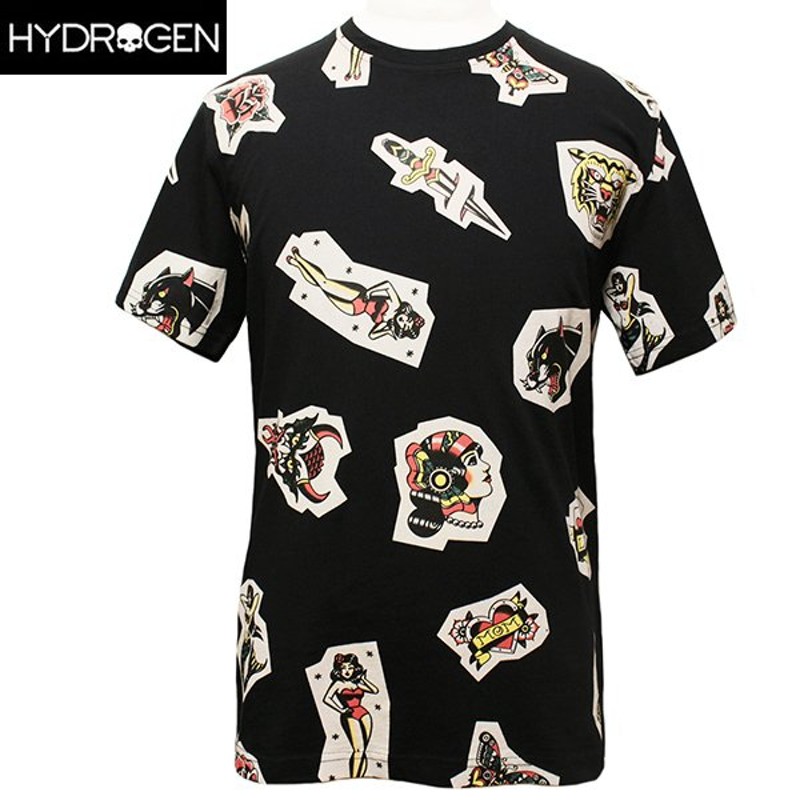 HYDROGEN ハイドロゲン Tシャツ ティーシャツ メンズ 半袖 カットソー 通販 LINEポイント最大GET | LINEショッピング