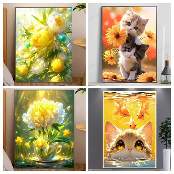 💛盒裝💛台中寄出💛 DIY鑽石貼畫 5D鑽石畫 點鑽畫 DIY立體鑽貼畫 鑽石貼 貼鑽畫