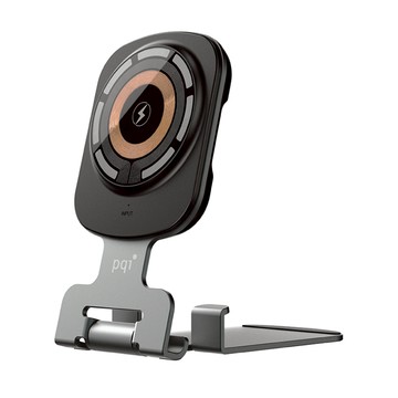 pqi 勁永 WCS15W 15W快充 折疊磁吸無線充電座 支援iPhone 12以上機種  黑色  1個