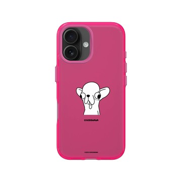 iPhone 16 Clear 粉漾桃 - Godgwawa 變種吉娃娃 - 吉本款
