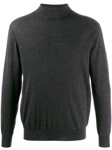 N.Peal - 007 Fine Gauge jumper - men - Silk/Cashmere - XS - Grey