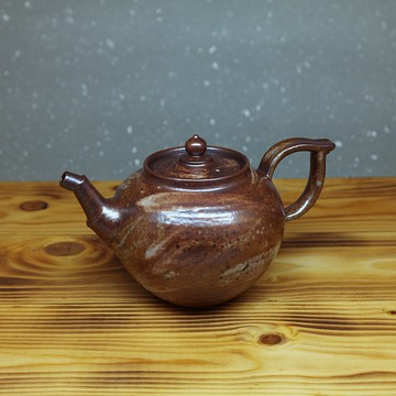 蘇打釉 三折嘴甕身 正把茶壺 手作陶藝 茶道具