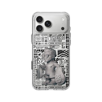 iPhone 17 Pro Max Clear Case（相機按鈕） 透明 - KID - 野人公仔