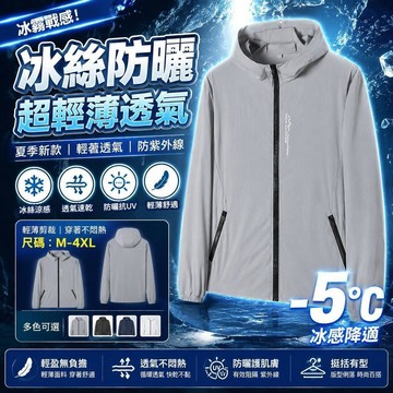 ✨夏季新款✨冰絲防曬衣 SGS認證 UPF50+男女冰絲涼感防曬外套 防曬外套 遮陽連帽外套 男外套 女外套 運動外