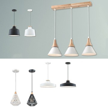 鐵材烤漆原木系列吊燈 H04-48-5151、5152、5153、5154、5155、5156、5157