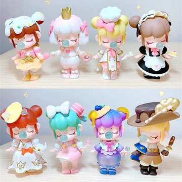 夢境下午茶盲盒禮物小貴婦若來盲盒2021網紅新款公仔收納展示架