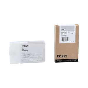 (まとめ) エプソン EPSON PX-P／K3インクカートリッジ グレー 110ml ICGY36A 1個  