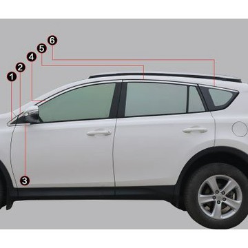 ~歐力斯~豐田 TOYOTA 13-18 RAV4 車窗飾條 RAV4 上車窗飾條 RAV4 車窗亮條 上車窗裝飾條