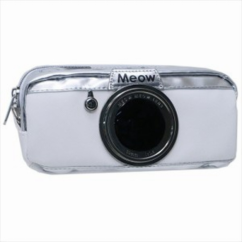 Meow Camera ペンポーチ パロディ ミックス ペンケース ホワイトカメラ おもしろ雑貨 グッズ 通販 Lineポイント最大1 0 Get Lineショッピング