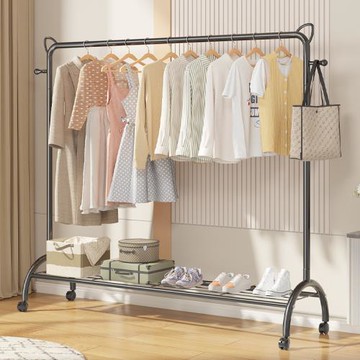 落地家用折疊輕奢簡易衣帽架