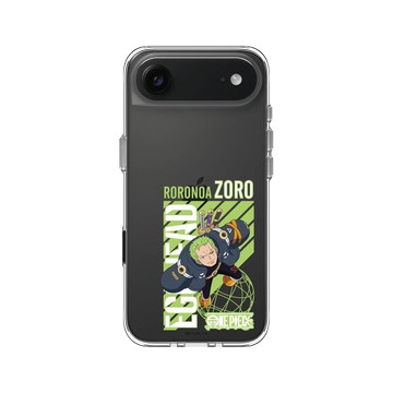 iPhone Air Clear Case（相機按鈕） 透明 - 航海王 One Piece - 未來島蛋頭篇 - 索隆