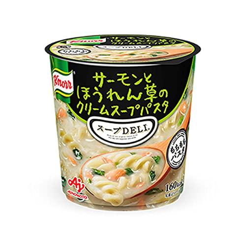 味の素　クノール　スープDELI　クラムチャウダーパスタ入り　エビのトマトクリームスープパスタ　サーモンとほうれん草のスープパスタ　完熟トマトの