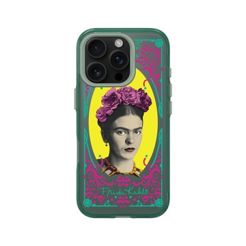 iPhone 16 Pro Clear 憂墨綠 - Frida Kahlo - 卡蘿的凝視