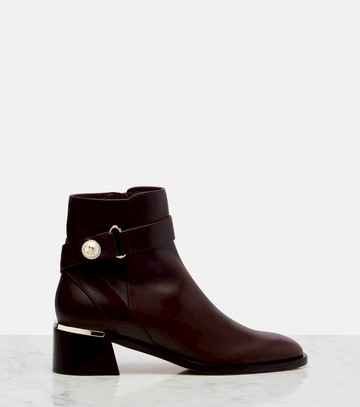 Jimmy Choo Noor 45 embellished leather ankle boots