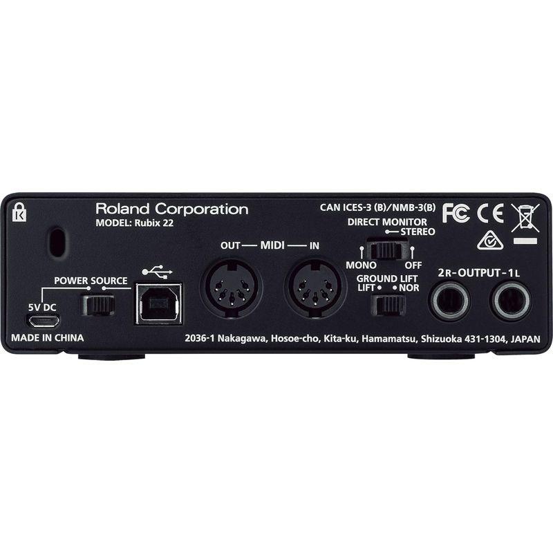 まとめ買いRoland ローランド USB オーディオインターフェース Rubix22 ２個セット