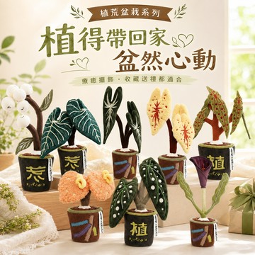 【植荒】療癒盆栽系列｜植物系收藏・8款可選