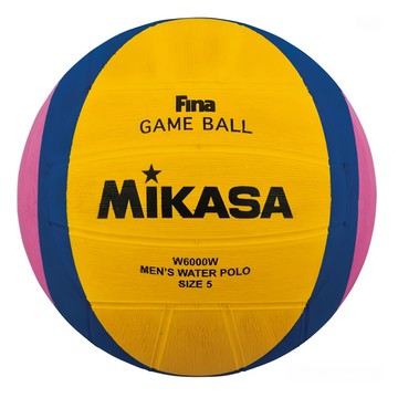 MiKASA Sports 國際男子水球比賽指定用球  模壓髮際線，帶襯裡  5號  MKW6000W  1個