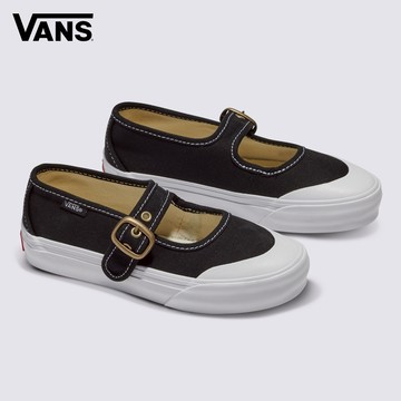 Vans Mary Jane 中童款黑白色滑板鞋