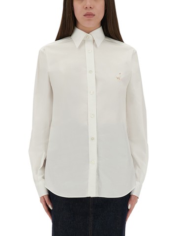 moschino shirt with "goose" embroidery