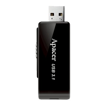 Apacer 宇瞻 3.0伸縮式隨身碟 AH350 黑色  128GB  1個