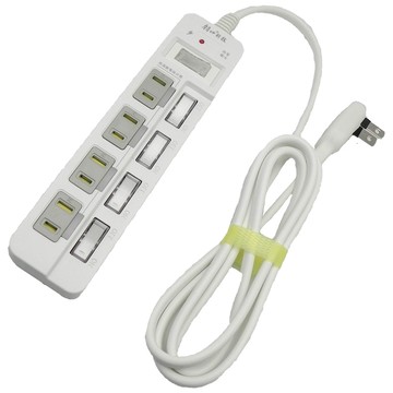 朝日科技 2P高溫斷電5開4插延長線15A 1650W 長度1.5M 2.5M PTP-254【蝦皮團購】