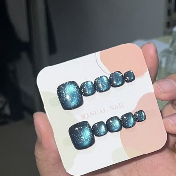 ✨台灣出貨✨純手工】·腳甲顯白單品夏日必備性價比超高炫酷ins風星軌貓眼