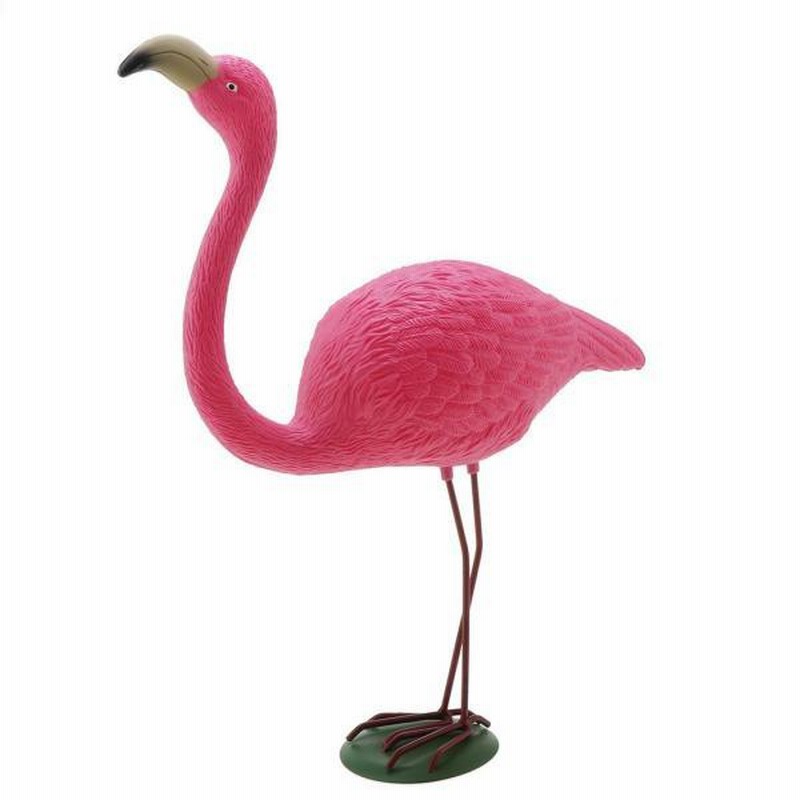 フラミンゴ 庭の装飾 ヤード 芝生 ガーデンオーナメント 置物 オブジェ 