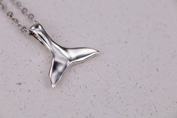 925純銀 山海之間-山豬與鯨魚項鍊造型墜飾