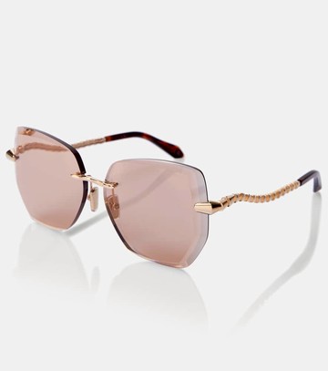 Bvlgari Serpenti Viper oversized sunglasses