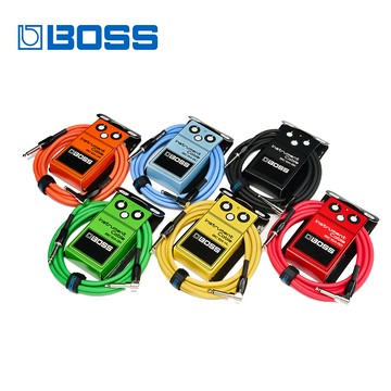 BOSS BIC-10A 效果器導線 3米 多色款【敦煌樂器】