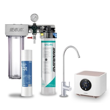 EVERPURE 櫥下型 PURVIVE Duo-4FC-PS無鉛龍頭兩道式生飲淨水器(前置PP)