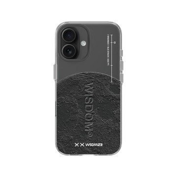 iPhone 16 Clear Case（相機按鈕） 透明 - WISDOM - MOON