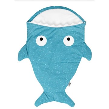 西班牙BabyBites鯊魚咬一口嬰幼兒多功能睡袋-星空鯊魚寶石綠(標準版)