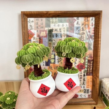 甄選好物🌈發財樹DIY盆栽手工創意擺件搖錢樹盆栽diy手工母親節禮物桌面可愛