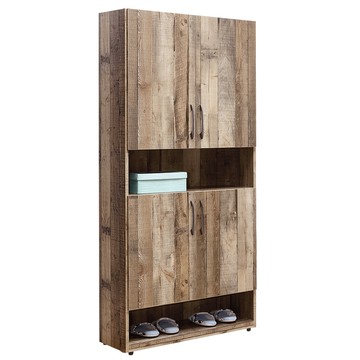 Homelike 喜家居2.7尺半開放高鞋櫃/置物櫃(1836)