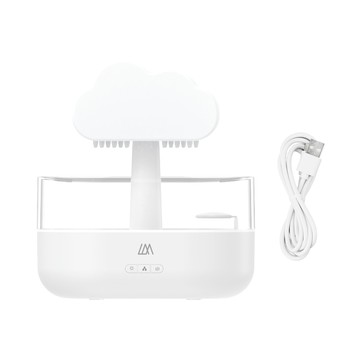 樂米雲朵香薰機 模擬雨滴 七彩漸變 細膩水霧  DQ710  白色